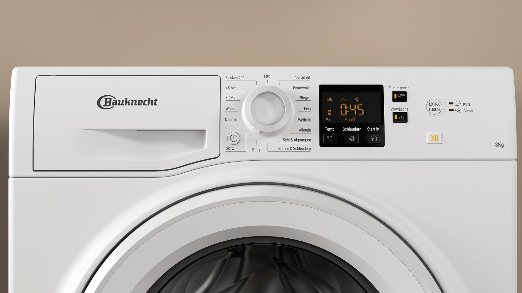 Bauknecht WAM 814 A Waschmaschine Frontlader 8kg Energieeffizienzklasse A