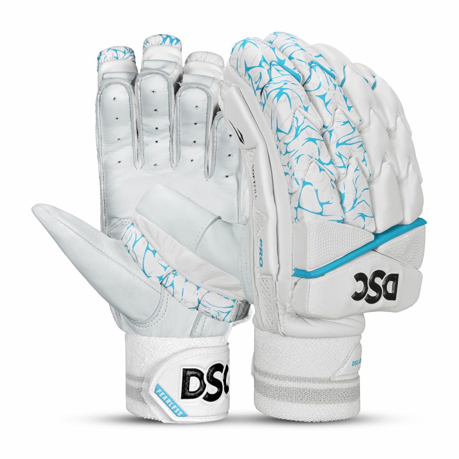 DSC Pro Cricket Batting Gloves for Mens, Color - White, Size - Mens, Left Hand-image-24