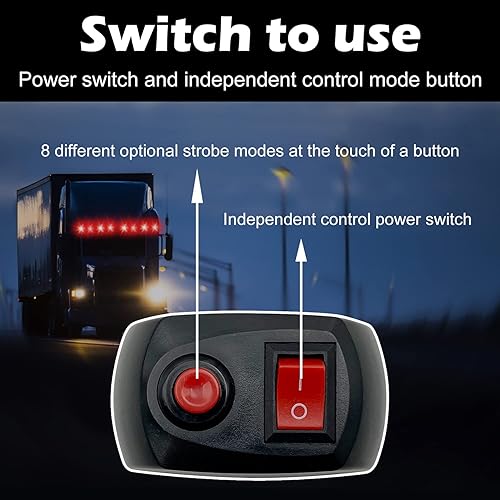 Miniatura 4 de 24 luces estroboscópicas LED para camiones, vehículos, SUV, 4 piezas, luces de advertencia de emergencia, precaución, peligro, construcción, ultra