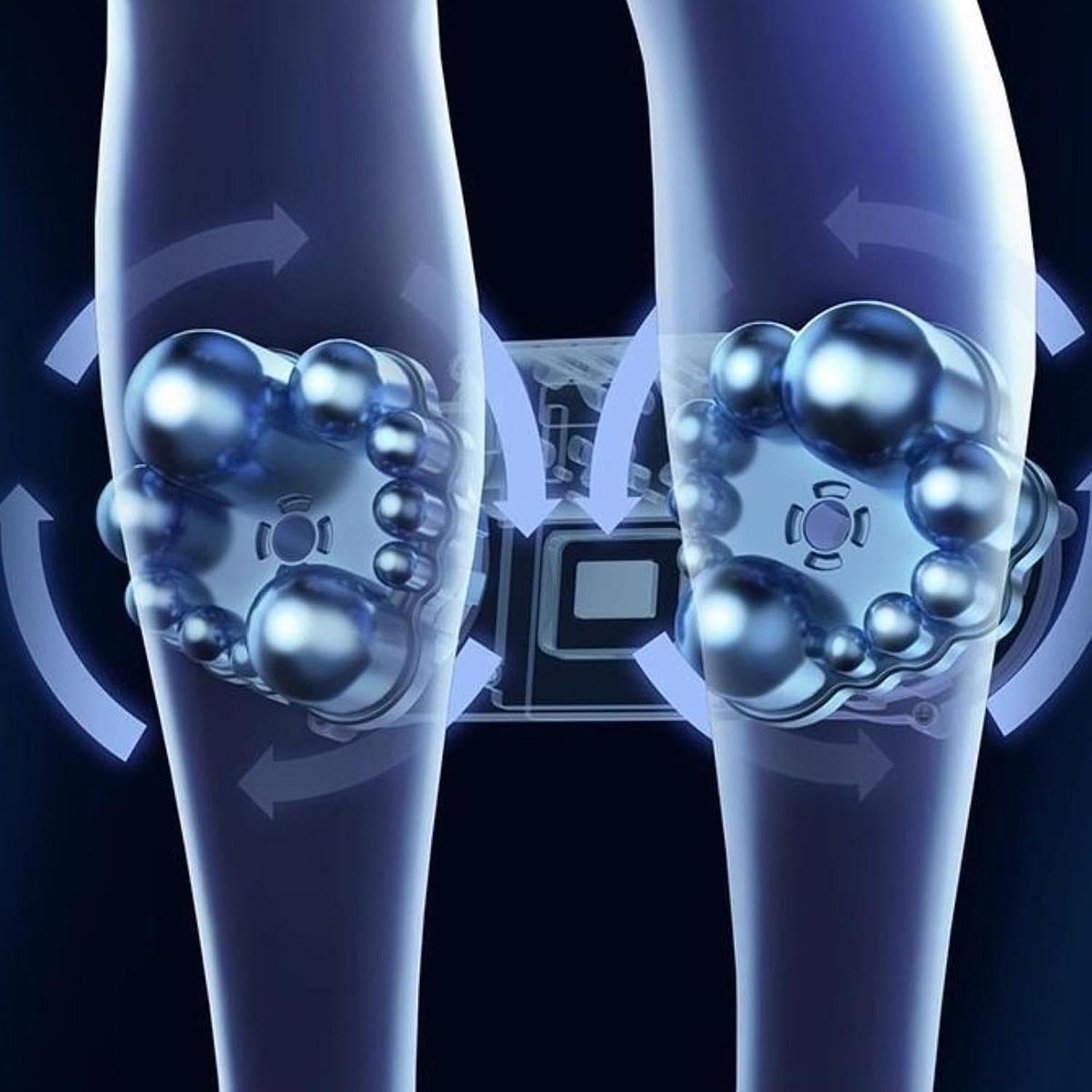 SAZ dekor with massage roller blue for the legs of the massage leg calf. Massage machine for pain relief SAZ dekor with massage roller blue for the legs of the massage leg calf. Massage machine for pain relief