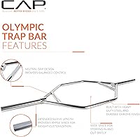 Vista 3 de CAP Barbell - Barra olímpica de trampa Varias opciones de agarre