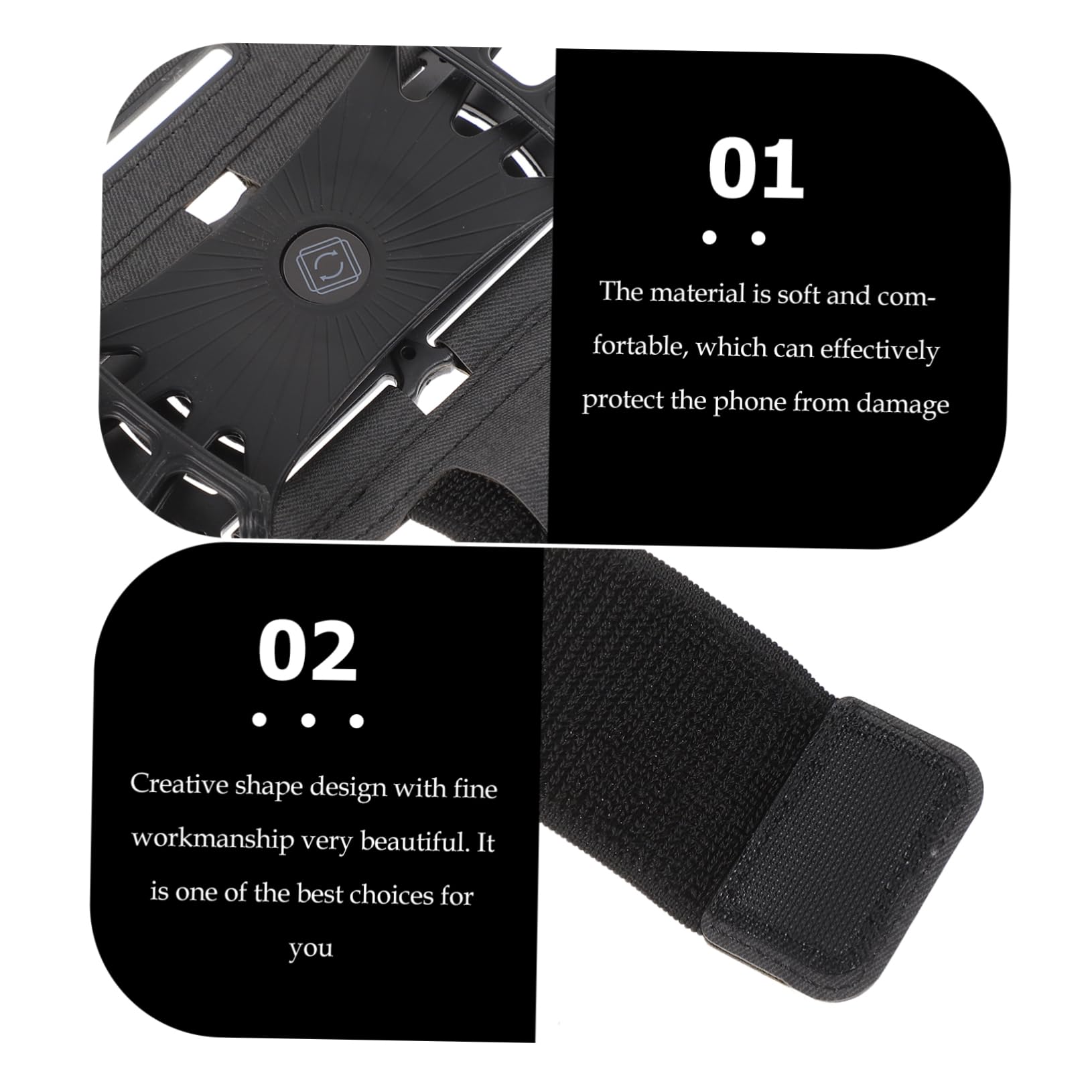 DOITOOL 3 Brazaletes Deportivos para Teléfono Móvil para Correr con Pantalla Táctil Cómodos Y Resistentes para Uso En Exteriores Y Entusiastas del Fitness.