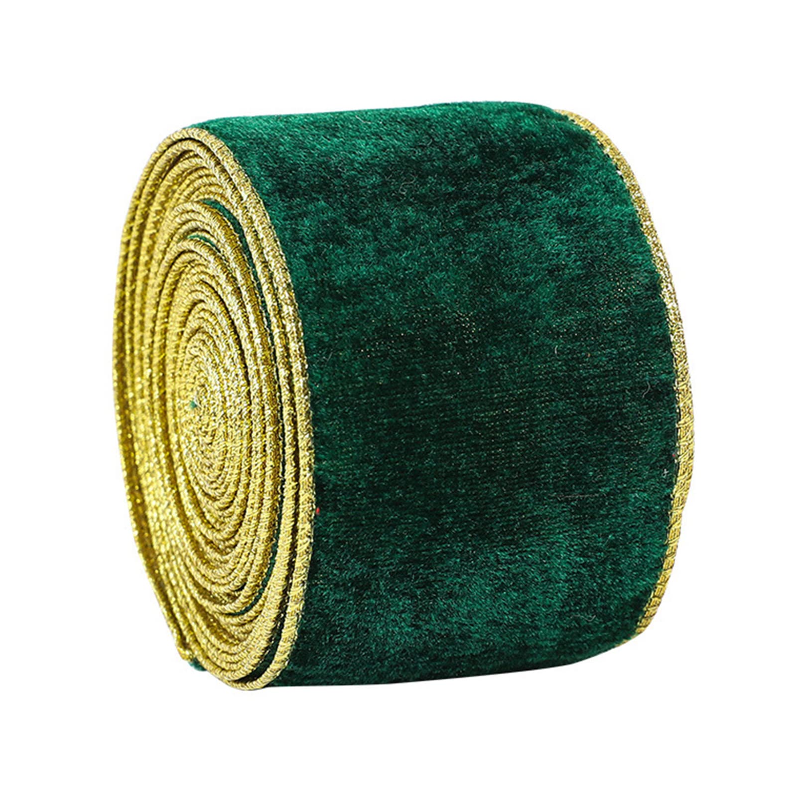 Carotoe F Christmas Irish Velvet Ribbon 1 Roll Bowknot Wreath Stair Decorations Supplies Or Children Adult Christmas Ribbon