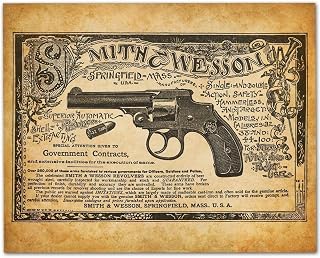 Smith & Wesson - Superior Automatic Revolvers - 11x14 Unframed Art Print - Makes a Great Gift for Gun Owners