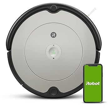 Irobot Roomba 698 Connected Robot Vacuum- 3-Stage Cleaning System - Personalised Suggestions - Voice-Assistant Compatibility
