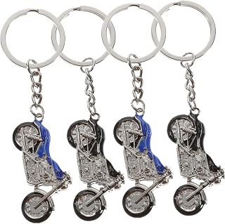 4Pcs Bag Hanging Keychain For Men Car Key Holder Mens Christmas Christmas Keychains Key Chain Creative Keychain Luggage Pendant Motorcycle Pendant Motocross Man, as shonw