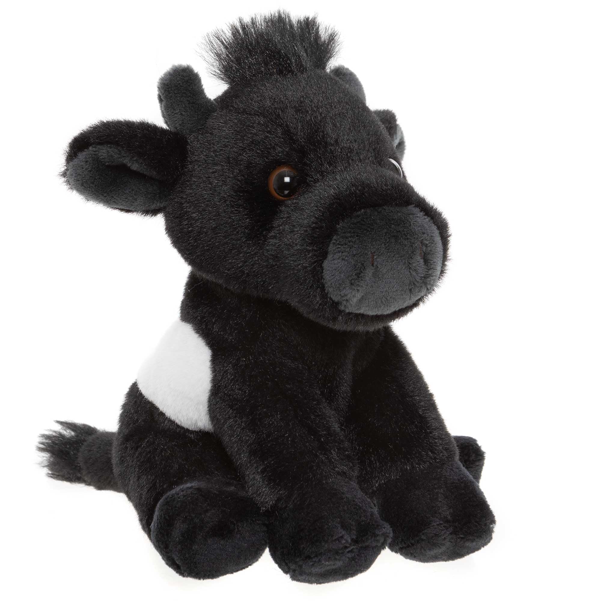 Charlie Bears Cuddle Cub Belted Cow | Farm toy for kids | Farmyard animal plush toy |
