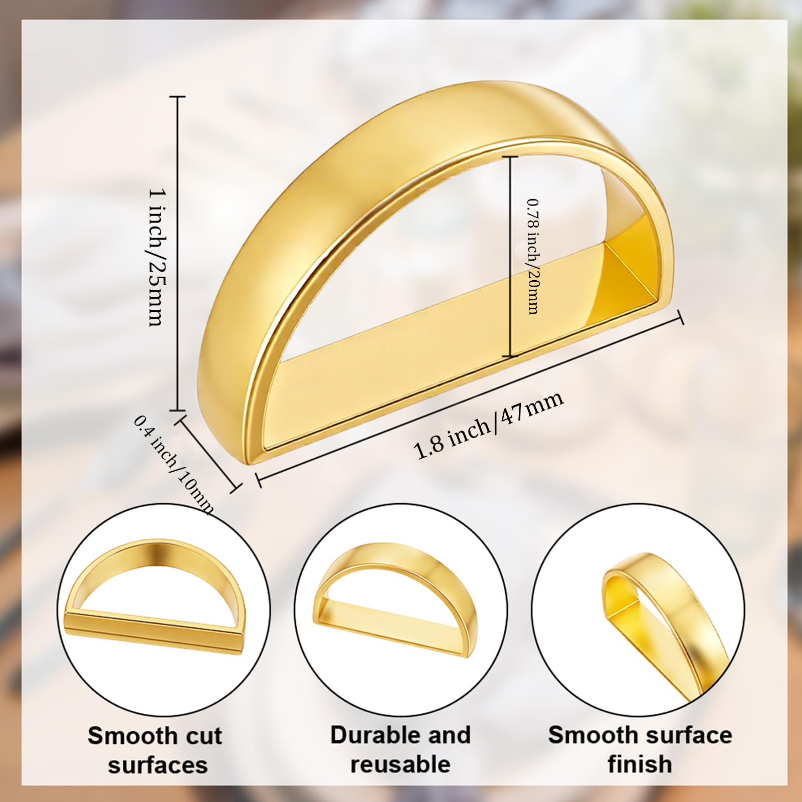 Gold Serviettenringe 100er Set Halbkreisförmige Serviettenhalter Aus Metall Mit Schnallen Für Dinnerpartys Hochzeiten Und Tischdekoration Moderne Serviettenringe Für Küche Und Restaurant
