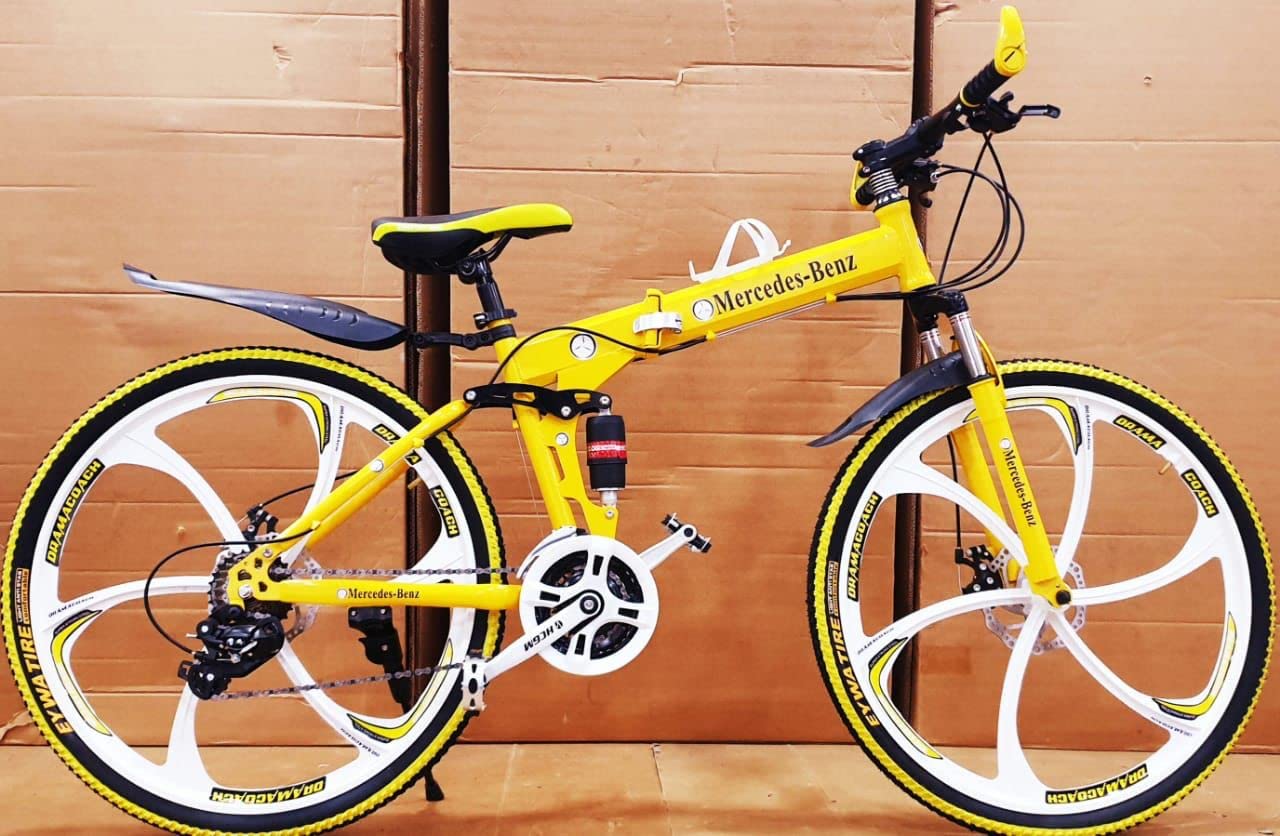 Tech Mercedes Foldable Cycle For Men With 21 Gear Mountain