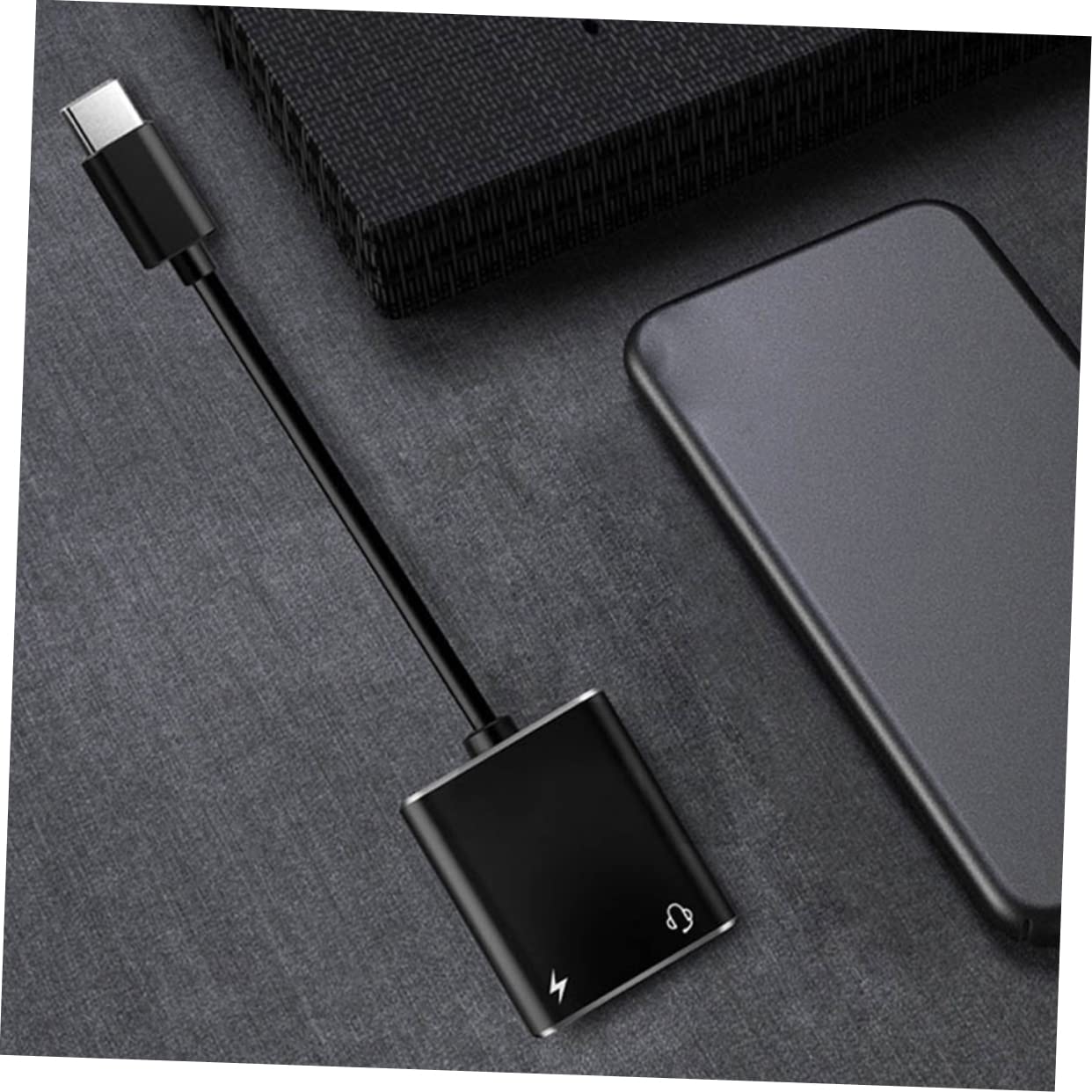 Mobestech 3pezzi Adattatore Usb c Per Cuffie e Caricatore Splitter Audio Per Dispositivi Tipo c Design Compatto e Leggero Trasmissione Audio Chiara Compatibile Con Computer e Smartphone