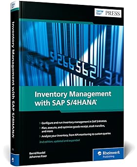 Inventory Management with SAP S/4HANA (Second edition) (SAP PRESS) book cover