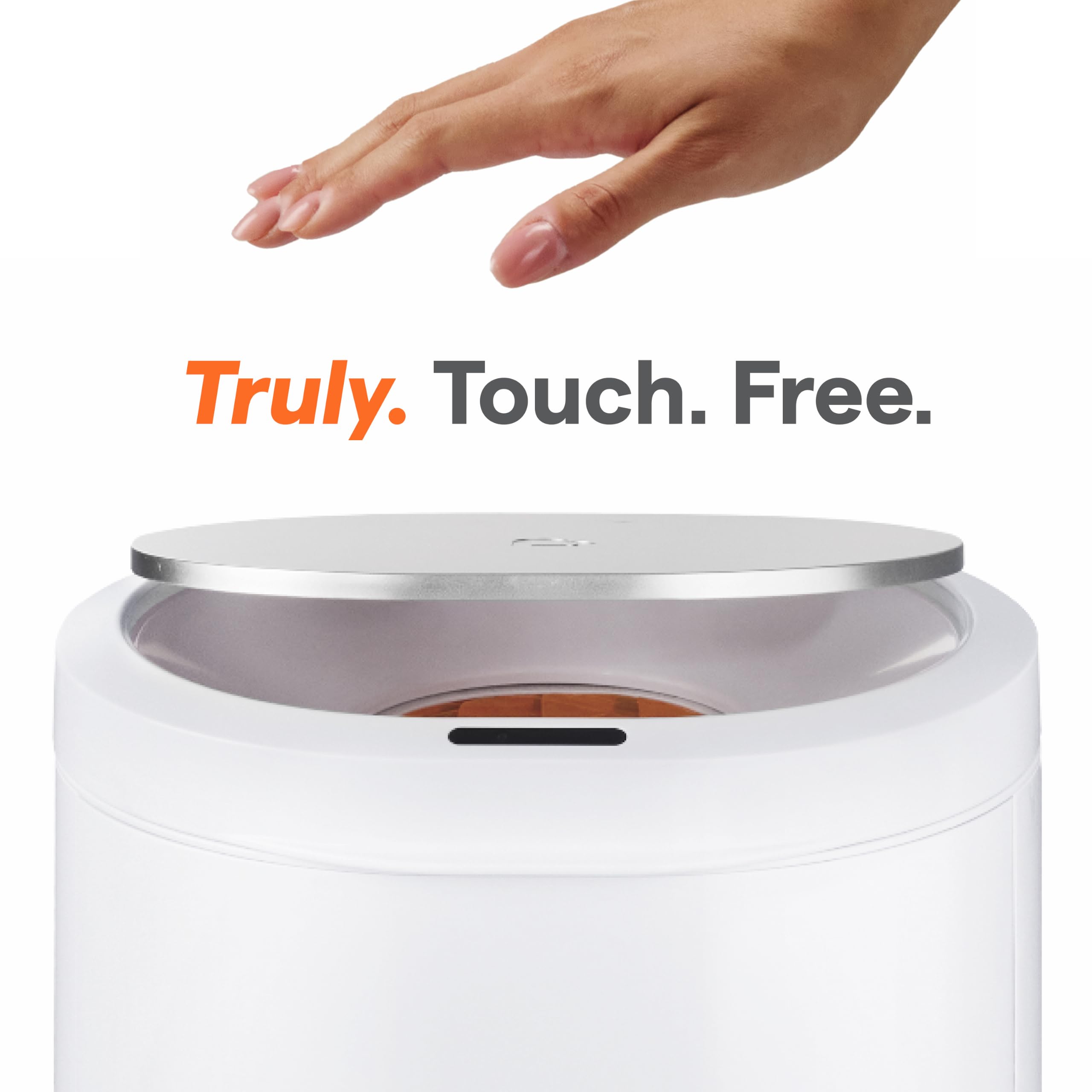 Munchkin CycloSeal Touch Free Pro - Cubo de pañales alimentado por Arm