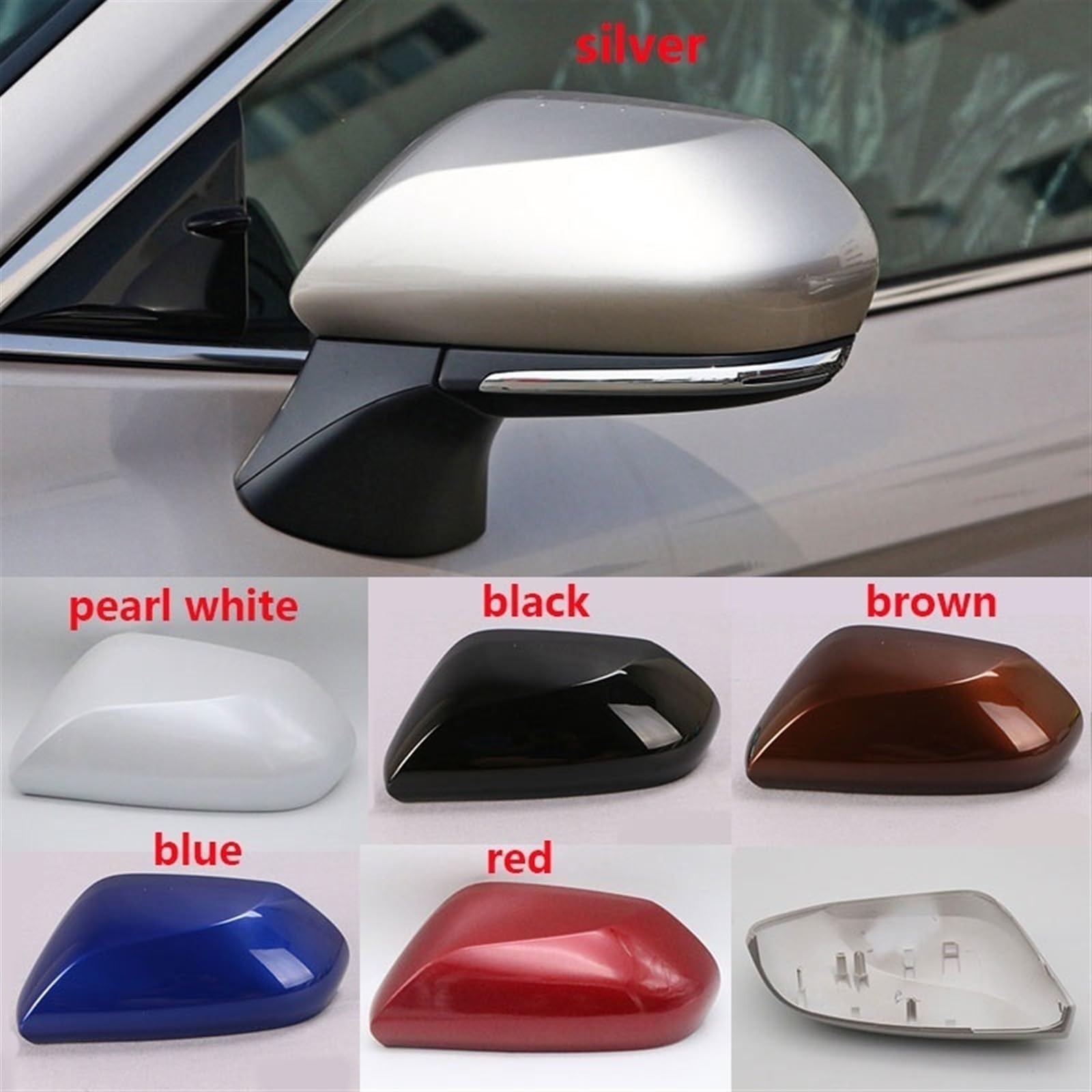 Specchietto retrovisore dell'automobile Per Toyota Per Camry 2018 2019 Coperchio specchietto retrovisore esterno portiera automatica(3,Left)
