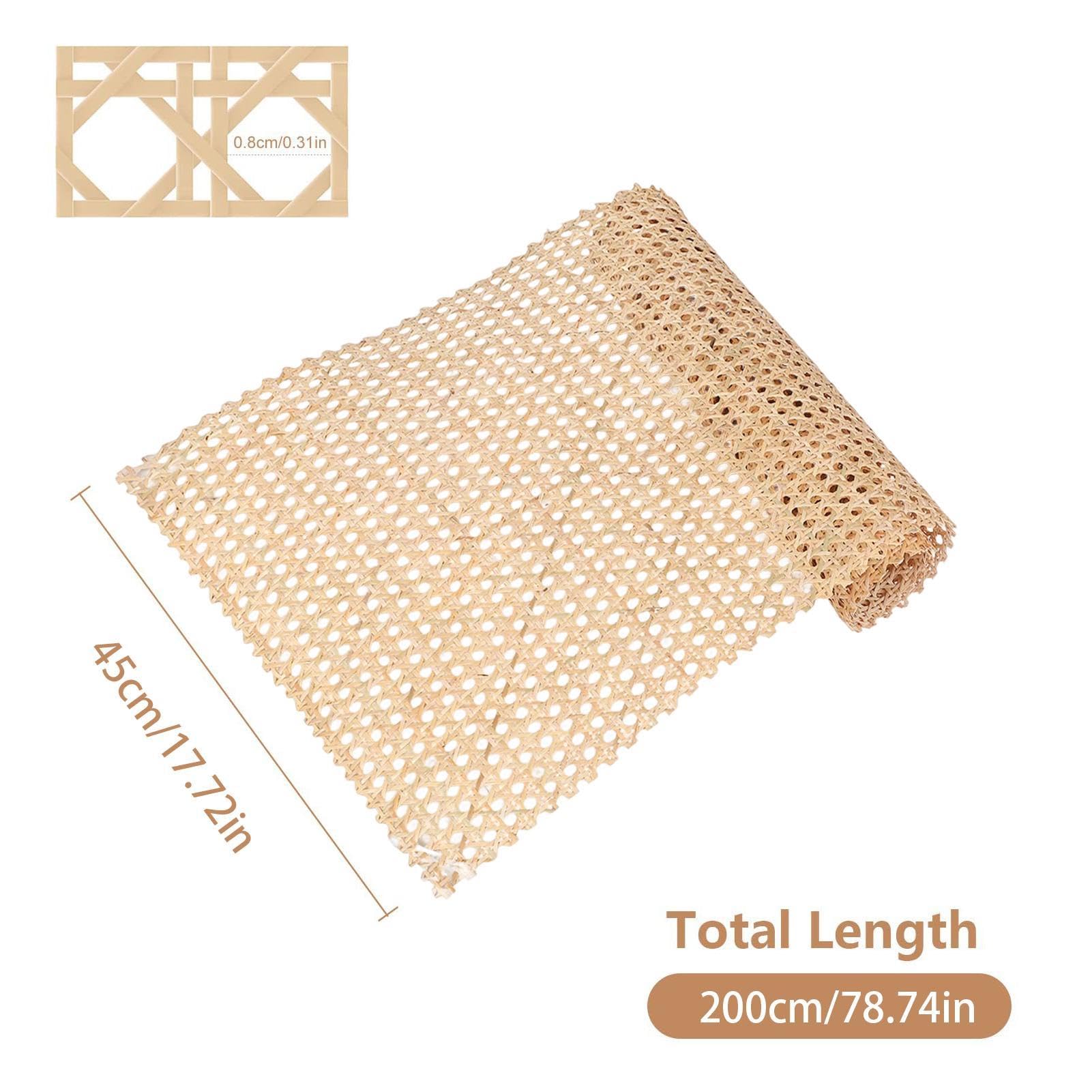 Rouleau De Sangle Cannage Rotin Naturel 200x45cm - Pour Rénovation Meubles | DIY Chaise, Armoire, Déco