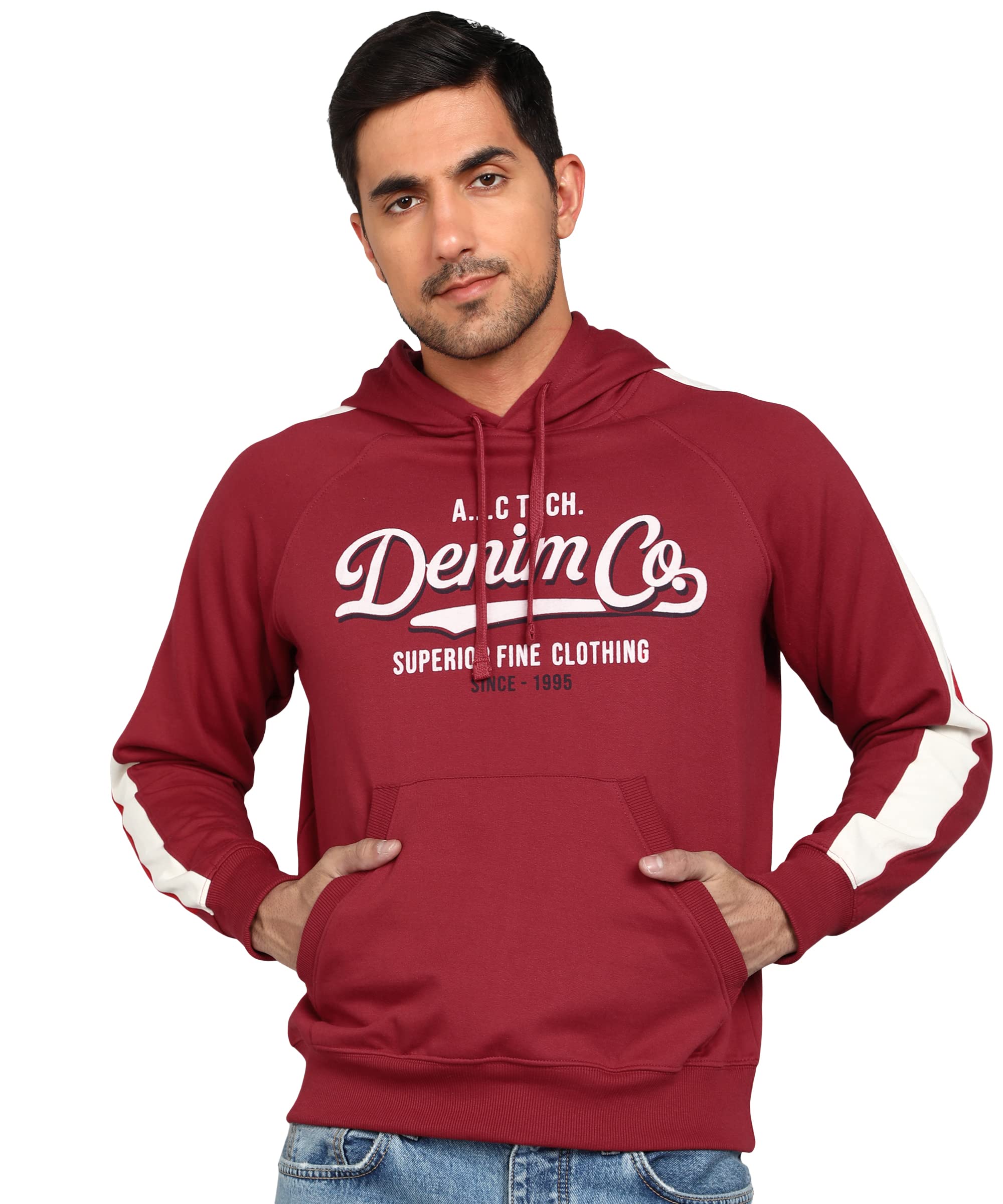alan jones clothing Men's Cotton Blend Hooded Neck Hoodies-picture-38