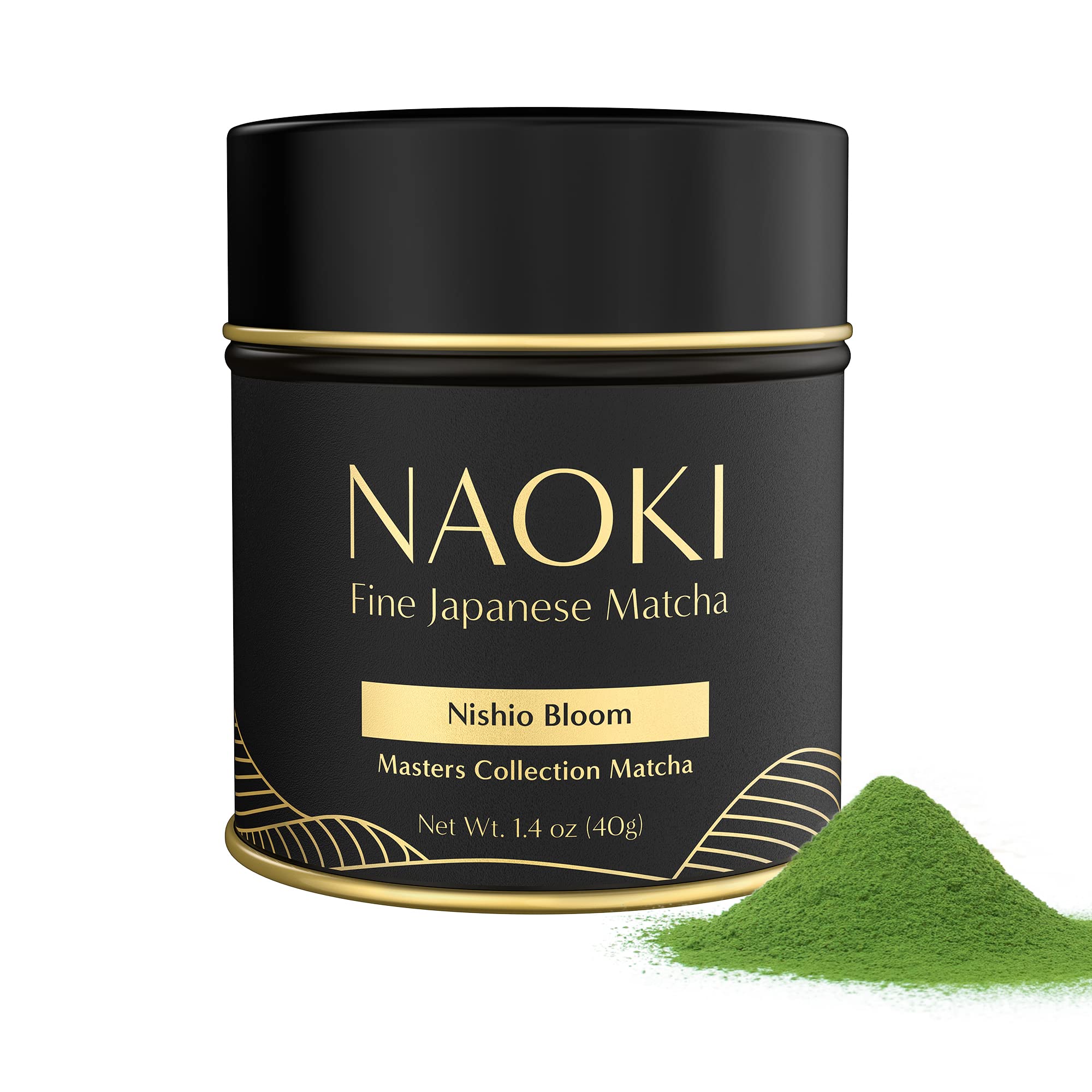 Naoki Matcha Nishio Bloom Masters Collection Matcha β Authentic Japanese Ceremonial Grade Matcha Green Tea Powder from Nishio, Japan (40g / 1.4oz)