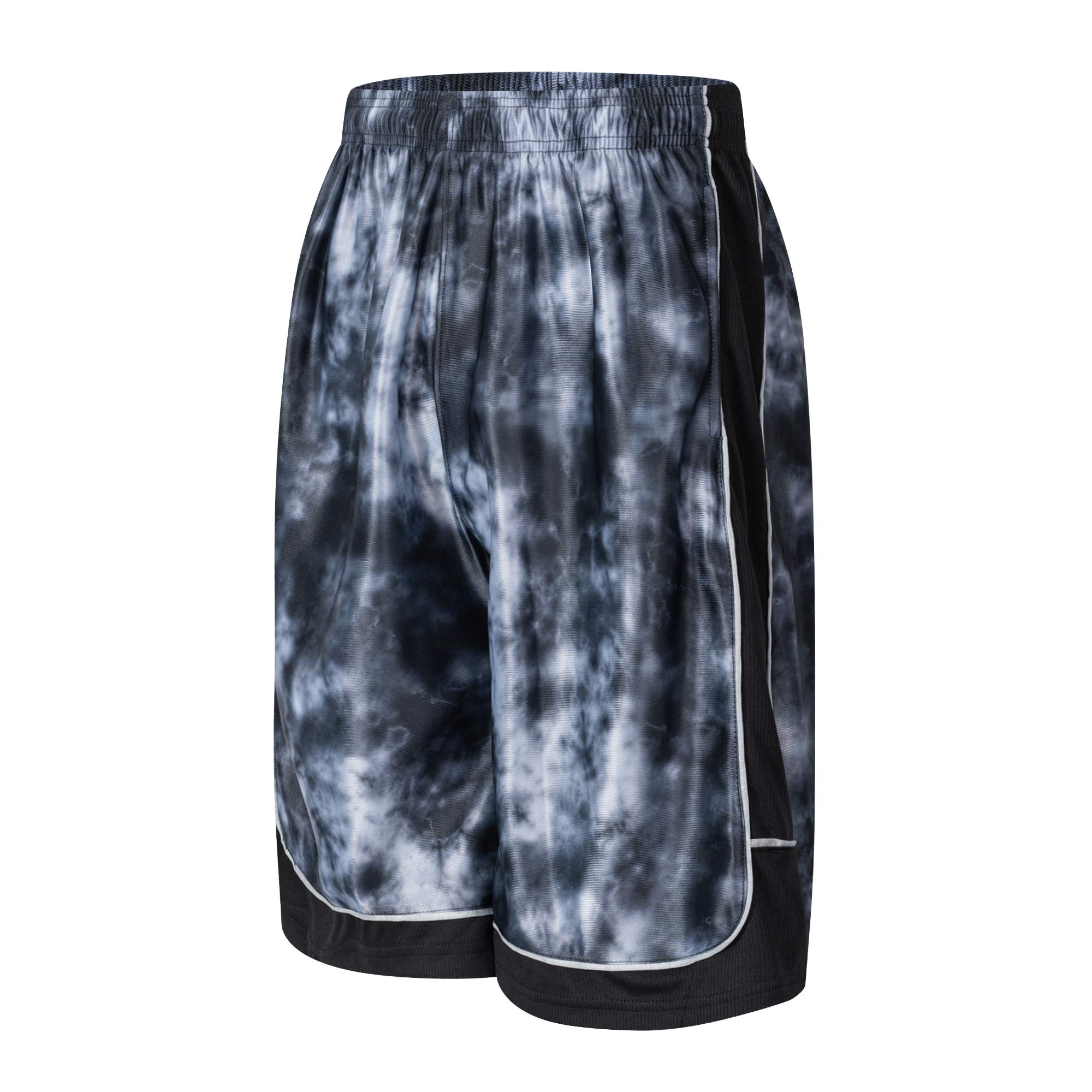 Abovewater Mens Basketball Shorts Quick-Dry Running Gym Shorts with Drawstring Pockets