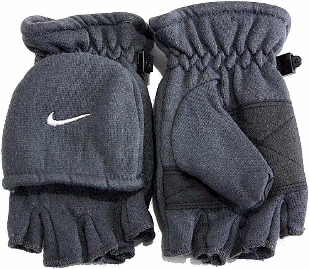 Nike Finger/Fingerless Convertible Gloves (Antracite) Amazon.ca