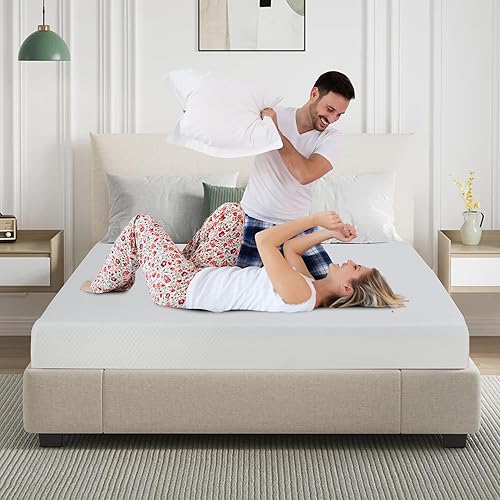 Miniatura 76 de CertiPUR-US - Colchón individual de espuma viscoelástica de gel de 5 pulgadas en una caja, colchón de cama cómodo transpirable de resorte de firmeza