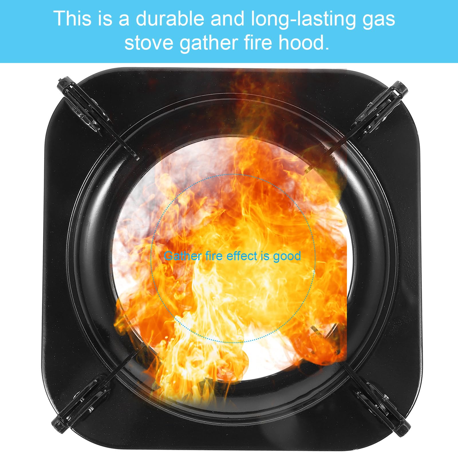 Soporte Antideslizante para Ollas de Gas Rejilla Negra Ajustable para Cocina Accesorio Práctico para Estufa y Quemador Adecuado para Hogar y Restaurante