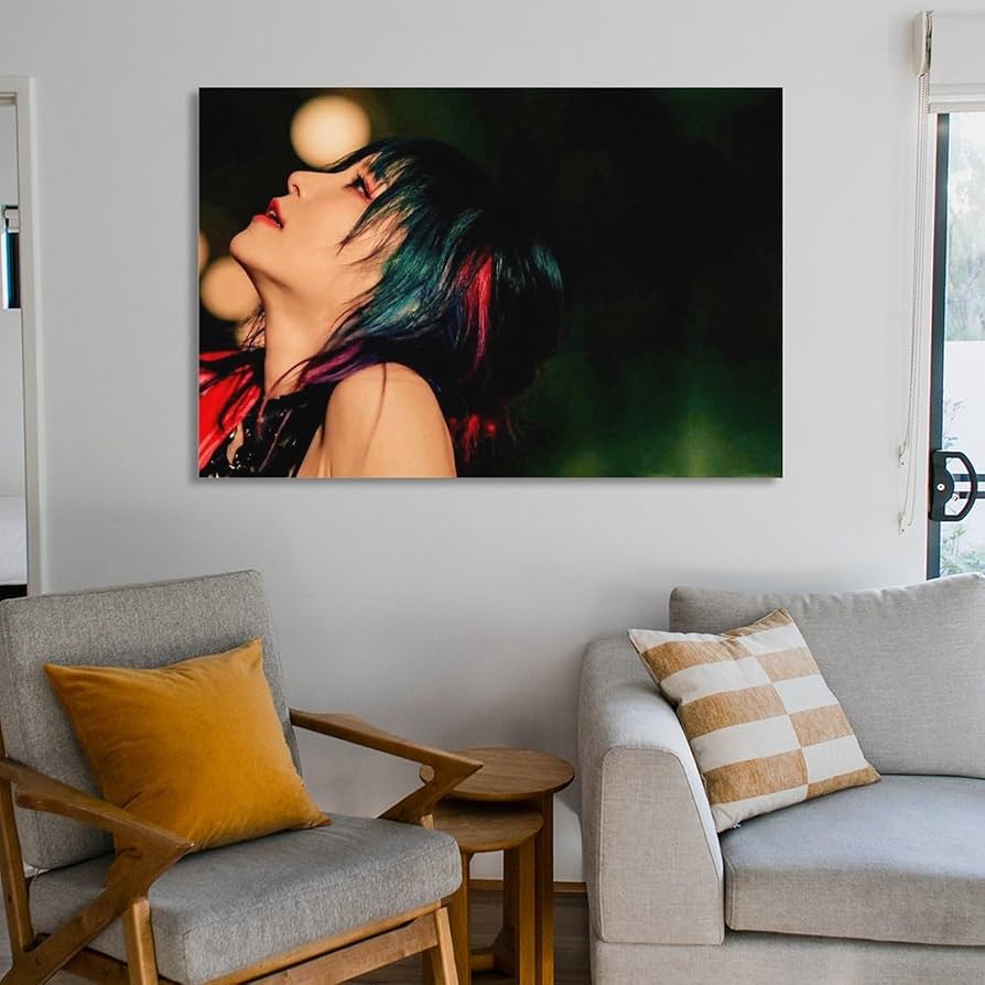 LiSA キャンバスアートパネル Amazon.co.jp: 织部里沙LiSA アイドル歌手写真ポスター (1)(1