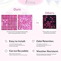 Vista 172 de 36 Panels Giltter Wall Backdrop Pink Shimmer Wall Backdrop for Party Wedding Birthday Engagement Bachelorette Parties Anniversary Decoration
