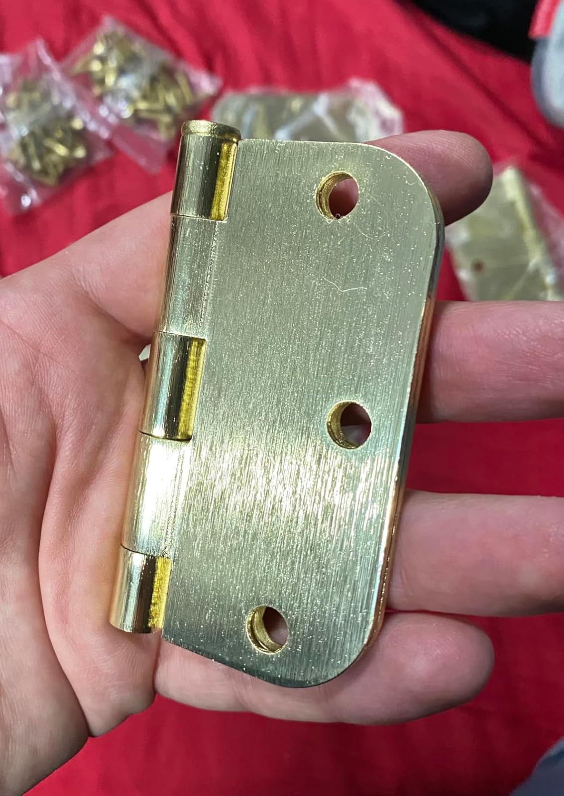 3.5" Door Hinges, 5/8" Radius photo review