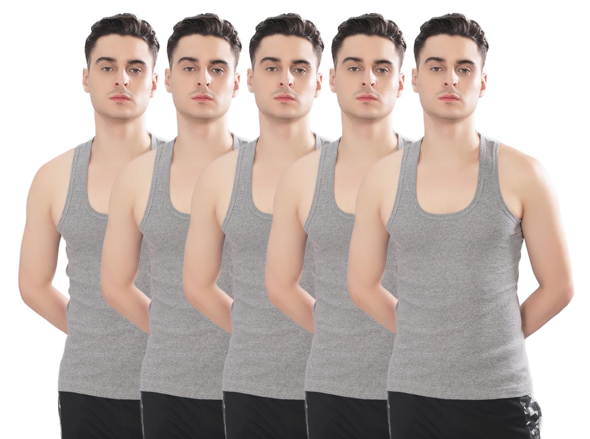 dollar bigboss Men's Solid Regular Fit Vest-picture-45