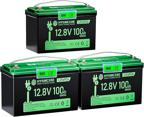 Miniatura 14 de Batería de litio LiFePO4 de 12 V y 100 Ah para motor de arrastre mini, con BMS de 120 A incorporado y protección contra bajas temperaturas, batería