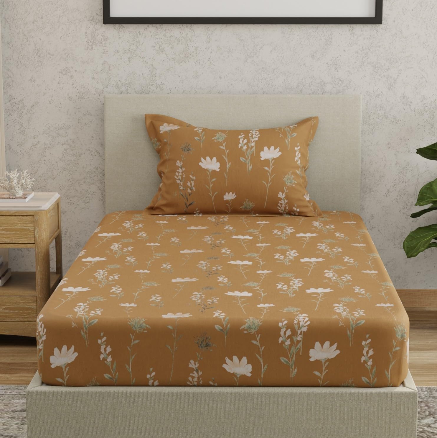 HUESLAND Cotton Bed Sheet Set - King Size -14 HUESLAND Cotton Bed Sheet Set - King Size -14