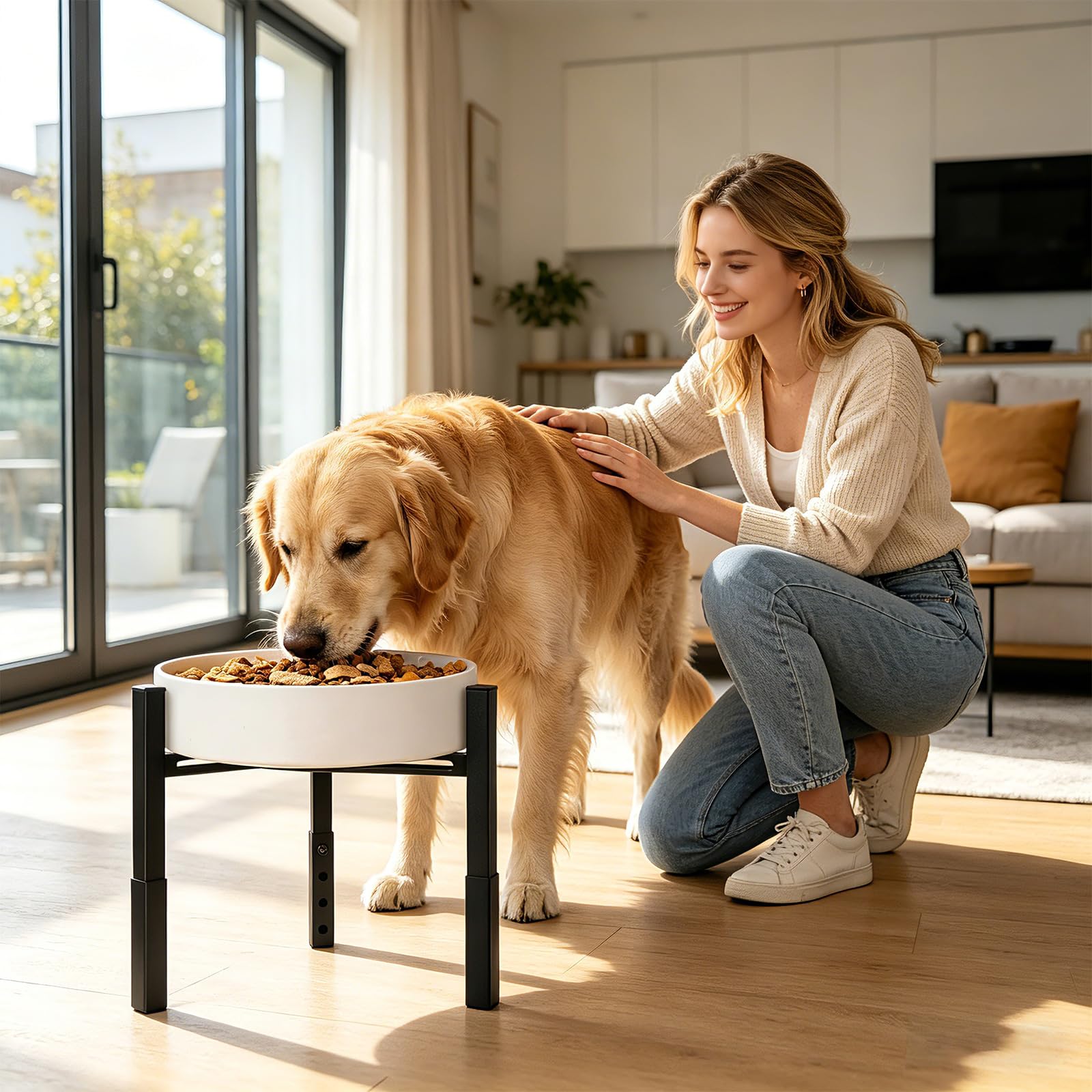 Cuenco elevado para perros