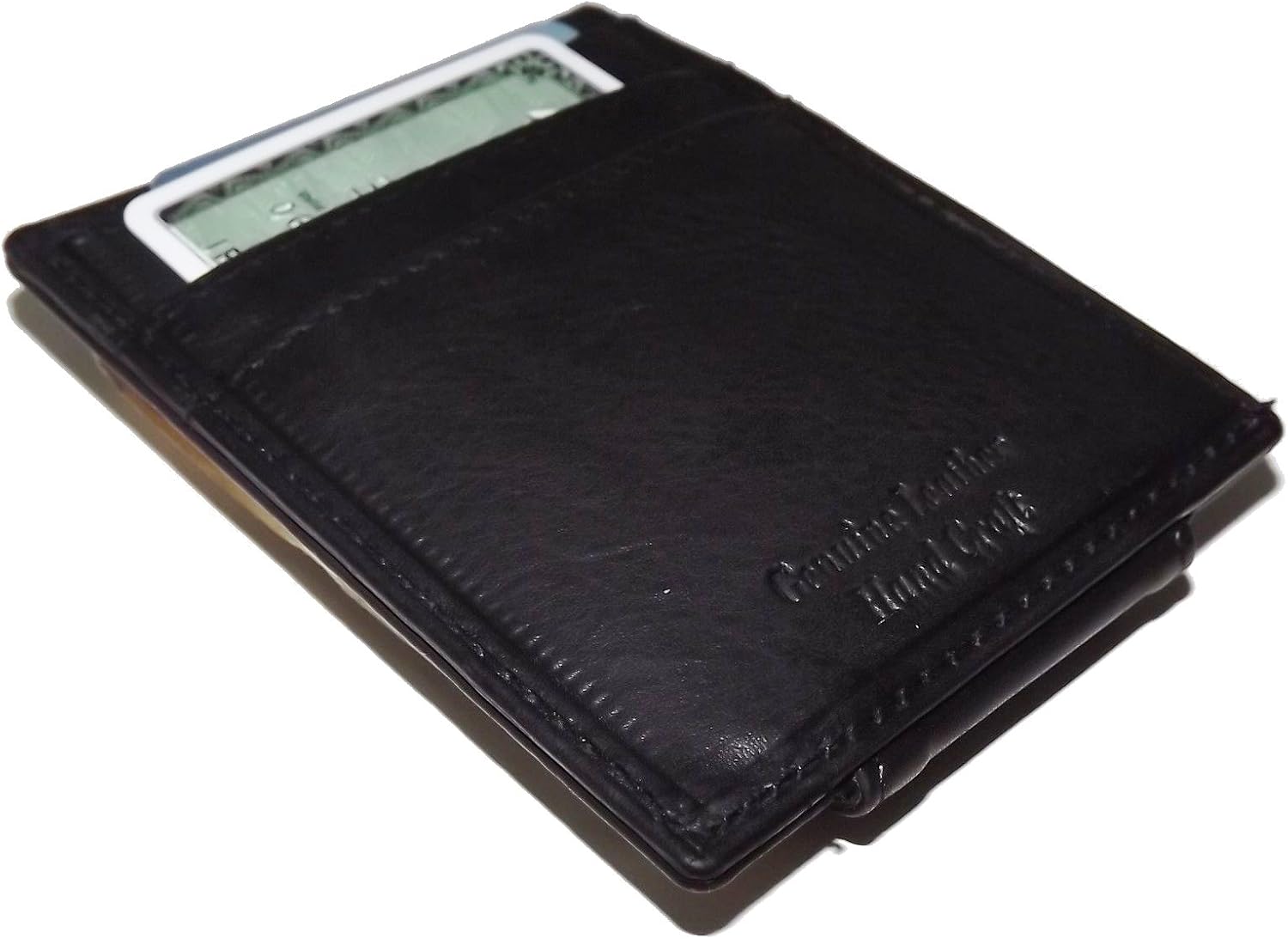 Custom Shriner Scimitar and Crescent Paul and Taylor Money Clip Wallet Brown