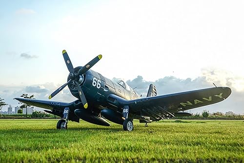Miniatura 5 de Fms Avión Rc Plane 6 canales Control remoto Avión Racing Warbird 1700MM (66.9") Envergadura F4U Corsair V3 sin Reflex V2 RC Aviones para adultos PNP