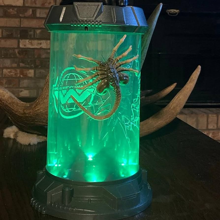 エイリアン ロムルス フェイスハガー ライトアップ ポップコーン バケット Amazon.co.jp: 恐ろしいフェイスハガーポップコーンバケツ
