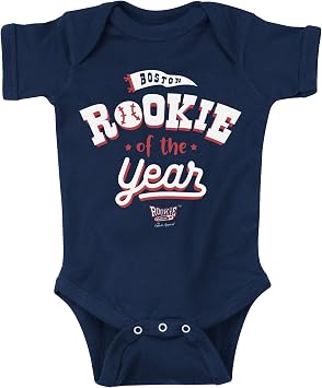 Rookie of The Year Baby Apparel for Boston Baseball Fans NB-7T