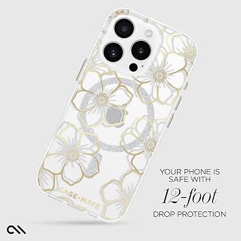 Case-Mate iPhone 16 Pro Case - Floral Gems