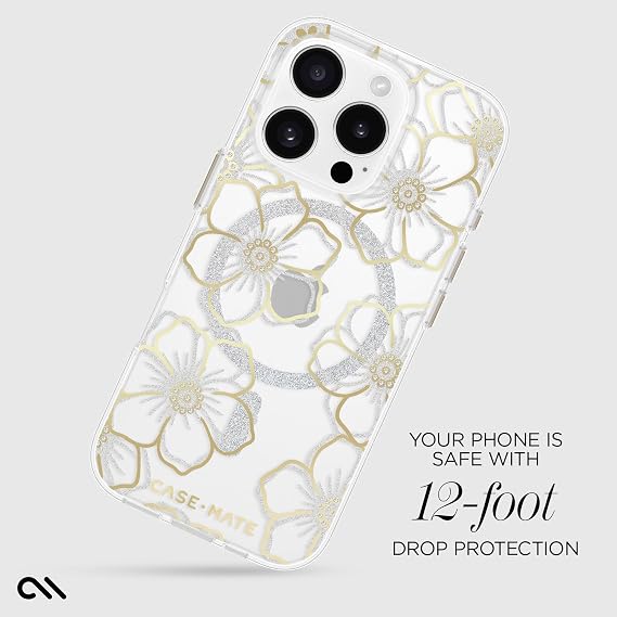 Case-Mate iPhone 16 Pro Case - Floral Gems