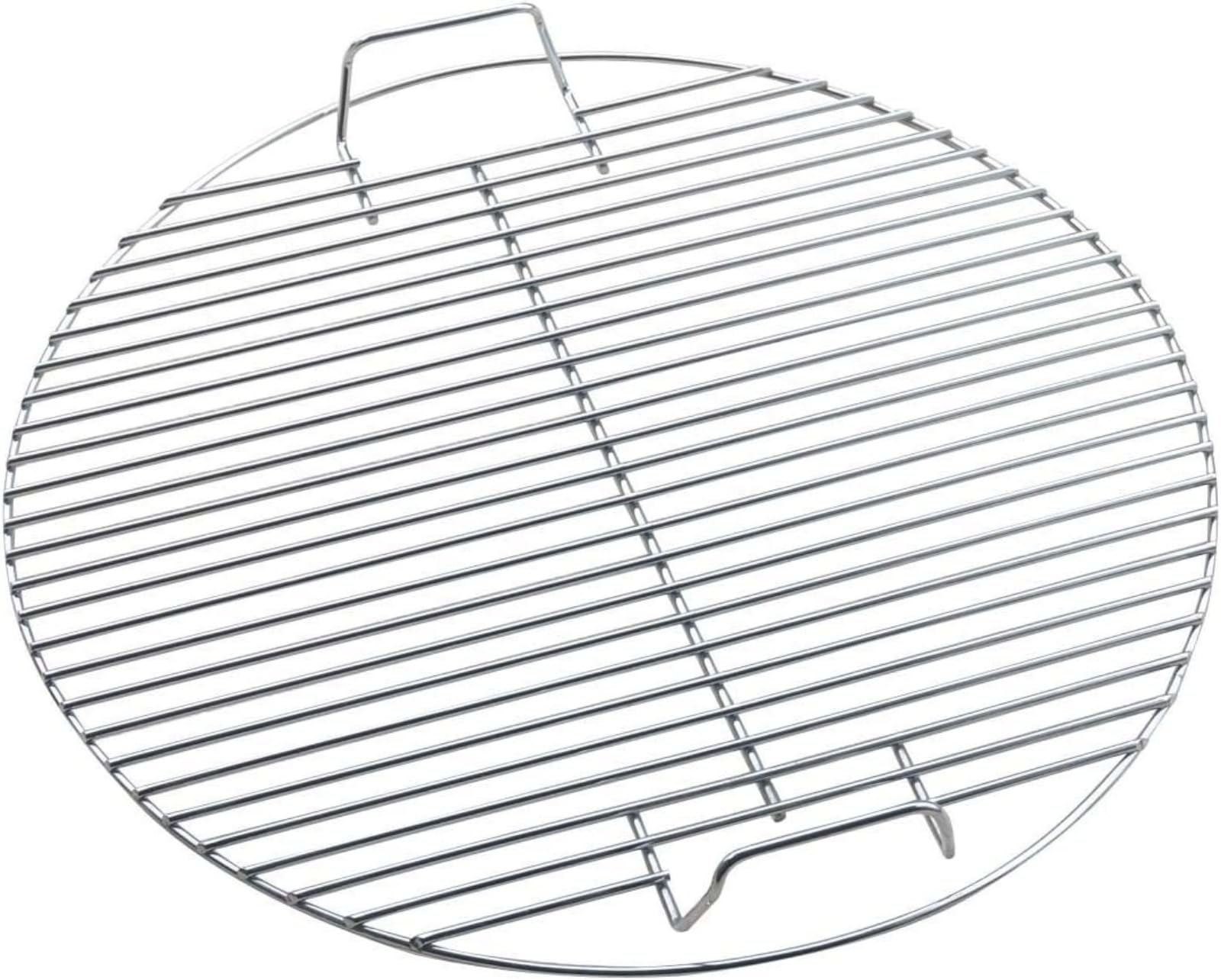 Grille de Barbecue Ronde en Acier Inoxydable - Design Compact - 44-5 cm de diamètre