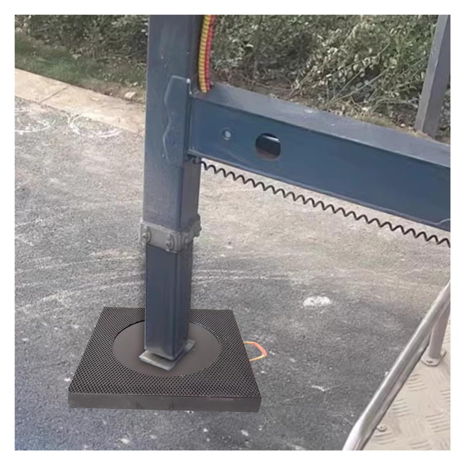 Stabilisateur de grue robuste 60x60x5cm, bloc de levage empilable pour camion
