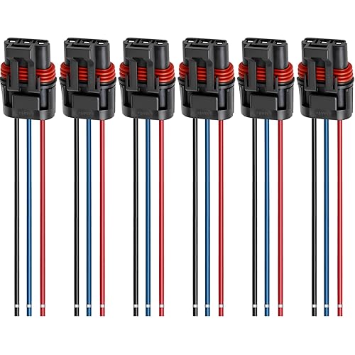 6 Pack Polaris Pulse Power Plug Connectors – Compatible with Polaris Pulse Bar Wiring Harness for RZR General XP 1000 2018–2025