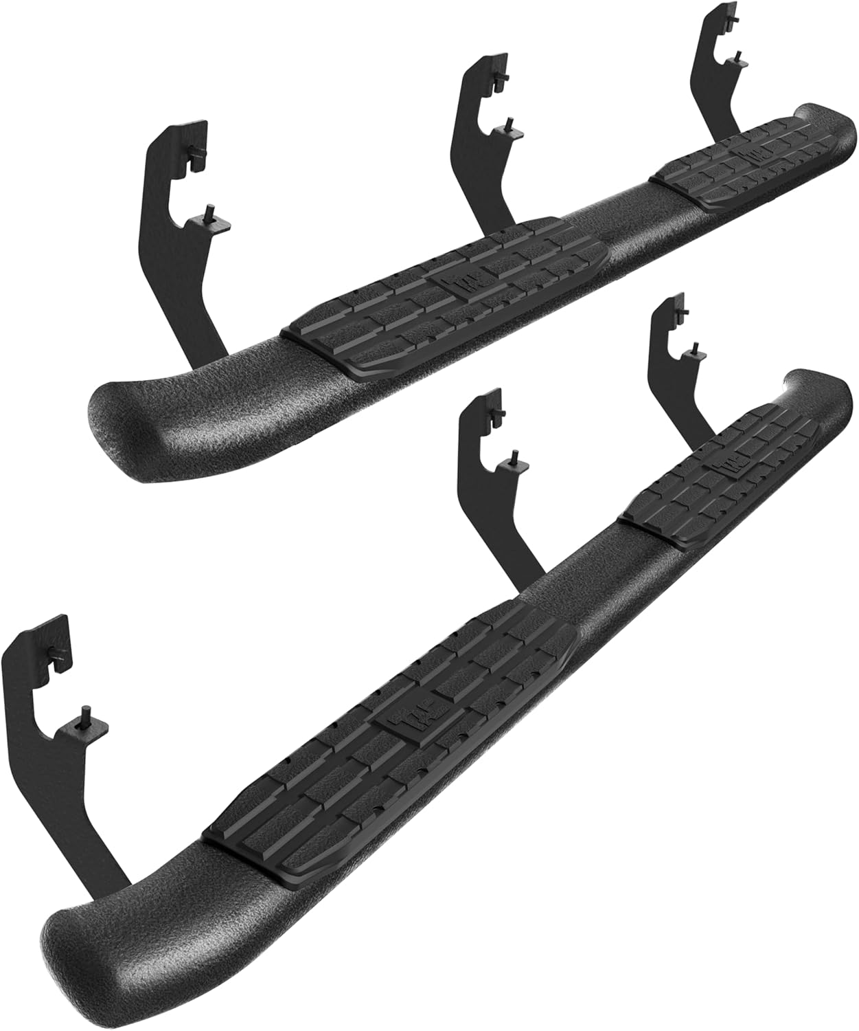 TAC Side Steps Running Boards Compatible with 2015-2022 Chevy Colorado/GMC Canyon Extended Cab Truck Pickup 4.25" Texture Black Side Bars Nerf Bars Off Road Accessories (2pcs)