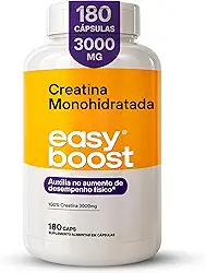 Creatina Monohidratada 100% Creatine Easy Boost Pura 180caps