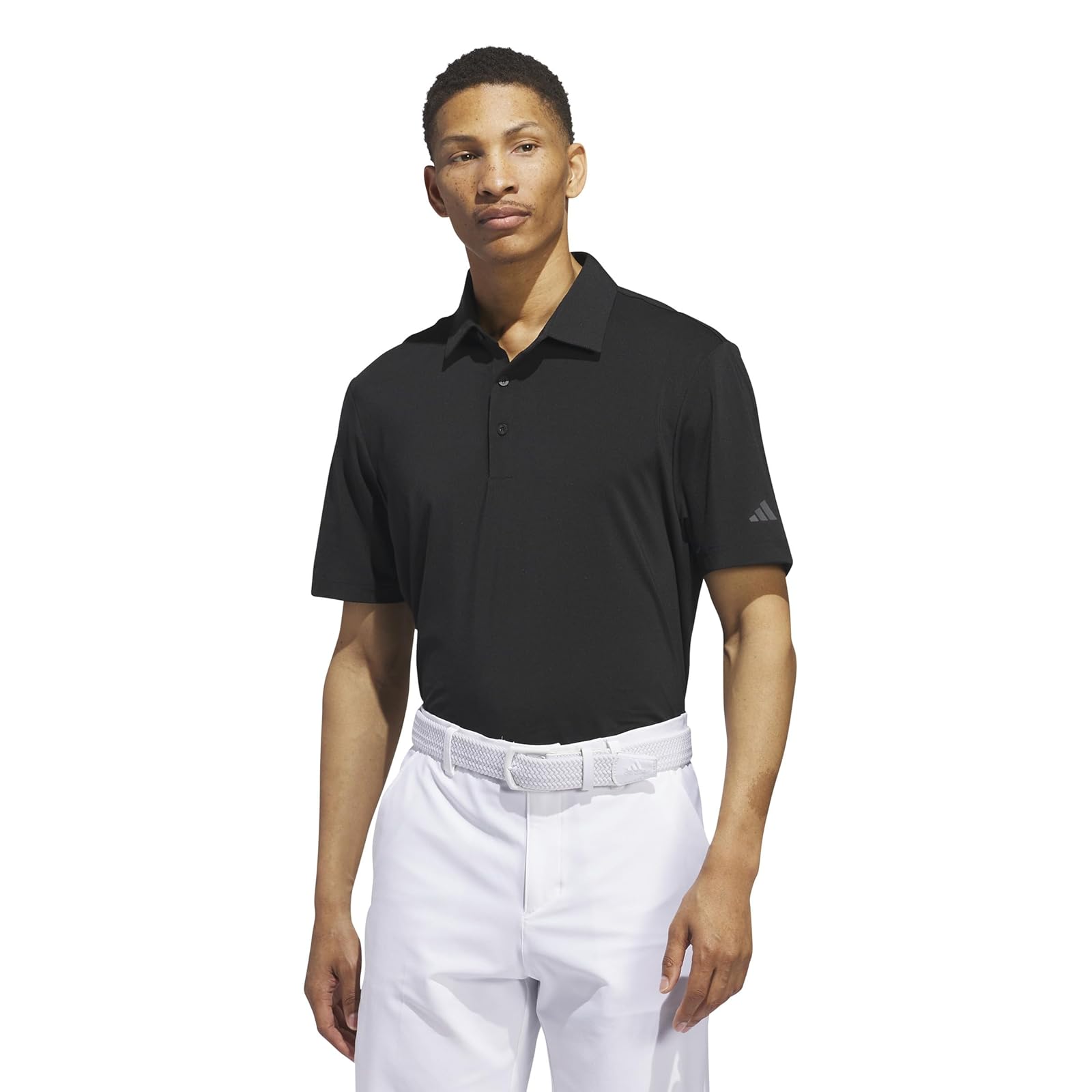 Мужские рубашки и топы adidas Golf Ultimate365, однотонное поло с коротким рукавом