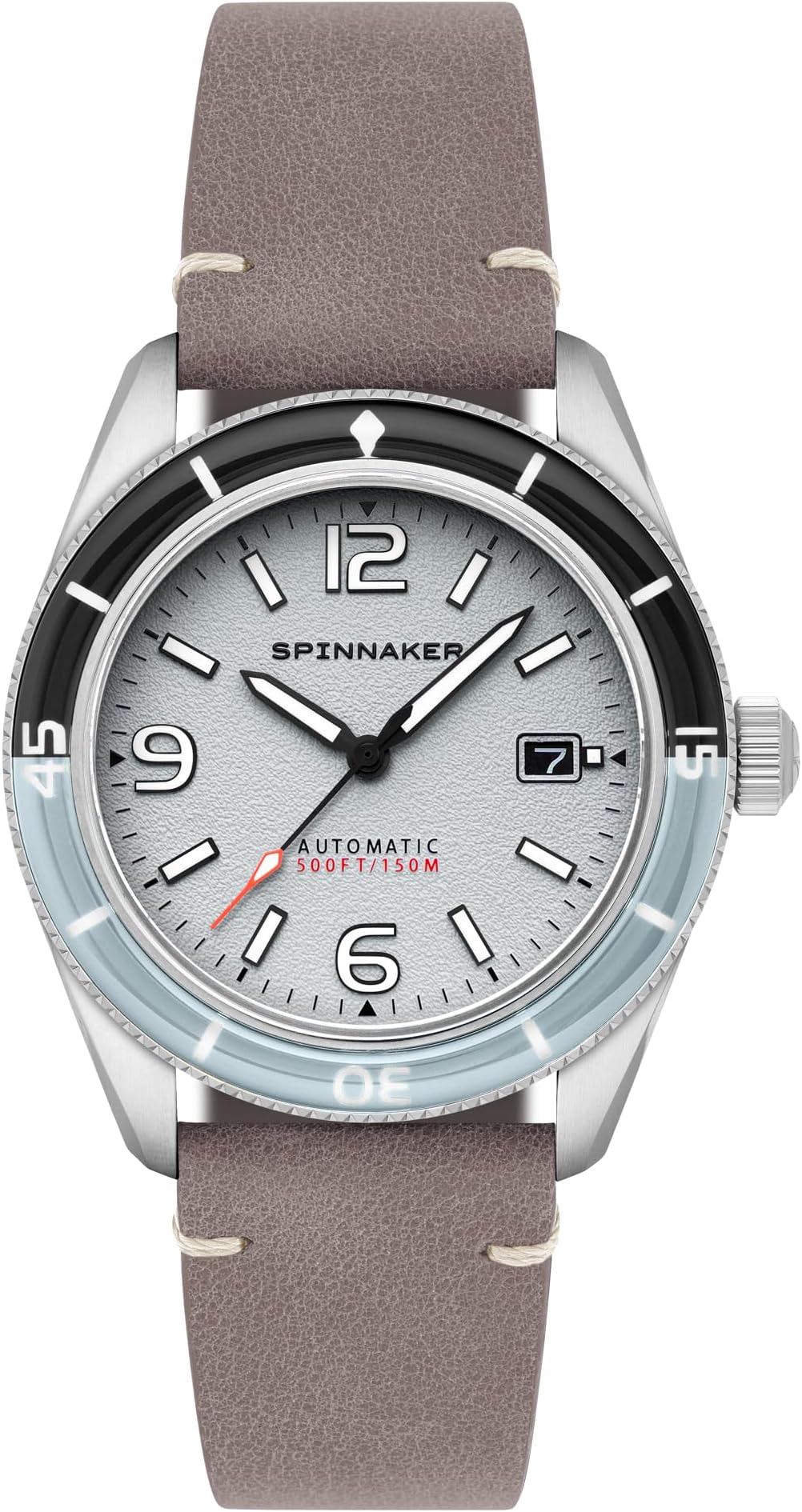 Spinnaker Men's 43mm Fleuss Automatic Watch with Leather Strap SP-5055