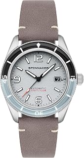 Spinnaker Fleuss Men's Automatic Dive Watch – Miyota 8215 Movement, 43mm Stainless Steel Case, 150m Water Resistant, Lea