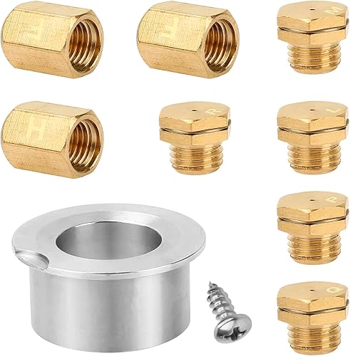 AGM73069204 Kit de conversión de rango de gas, compatible con LG Kenmore Elite Gas Stove Propane Range LP, kit de orificio de gas de repuesto para