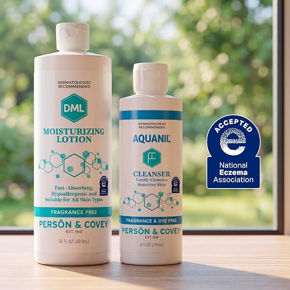 DML Moisturizing Lotion 16 Oz, Daily Hydration for Sensitive Skin