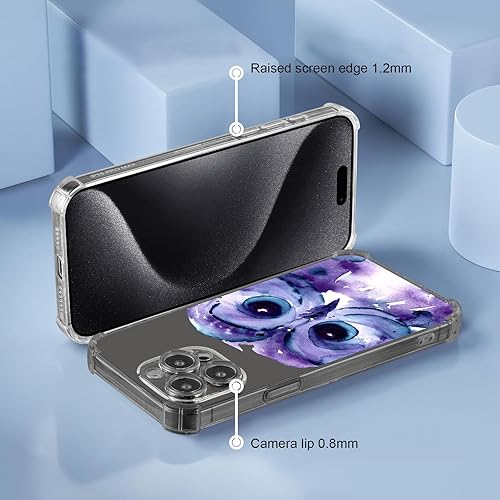 Vista 323 de Roemary Buffertech - Funda protectora para iPhone 13 Pro Max con diseño Golden Retriever, diseño de arcoíris con protector de pantalla