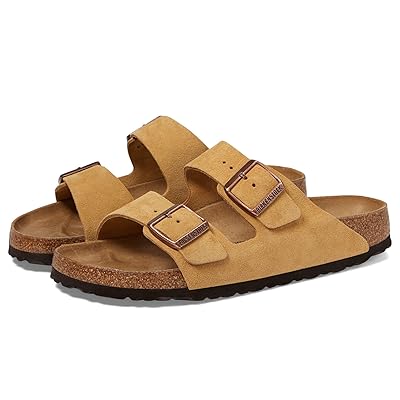 Birkenstock Arizona Suede (Unisex) Sandals Latte Cream