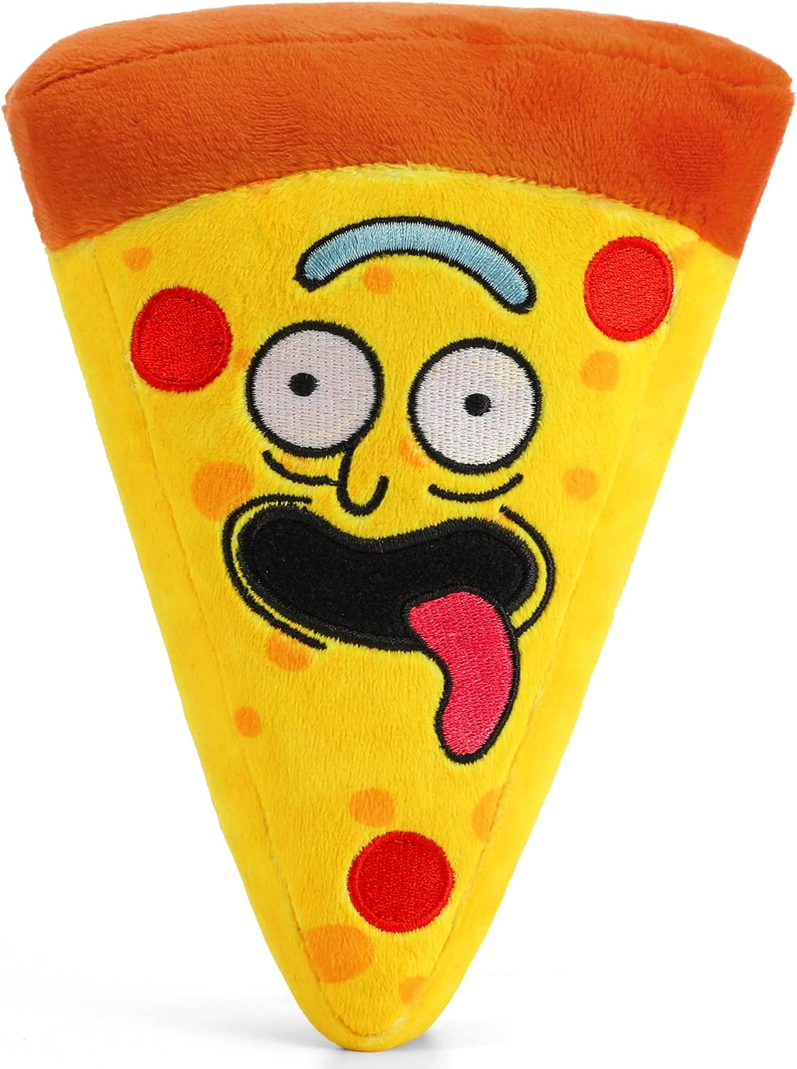 Alirea Funny Food Dog Toys - Pizza Slice Plush Squeaky Dog Toys Interactive Stuffed Puppy Chew Toys for Small Medium Dogs Christmas…